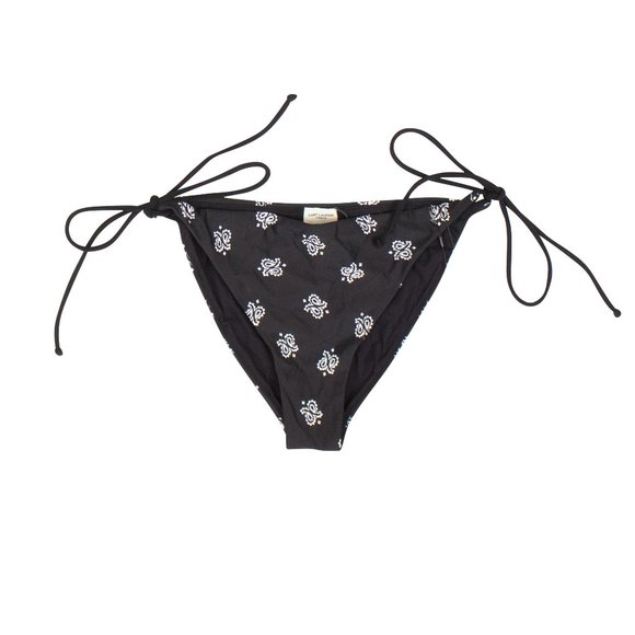 Saint Laurent Other - SAINT LAURENT Black Bandana Print Bikini Bottom Size S $460
